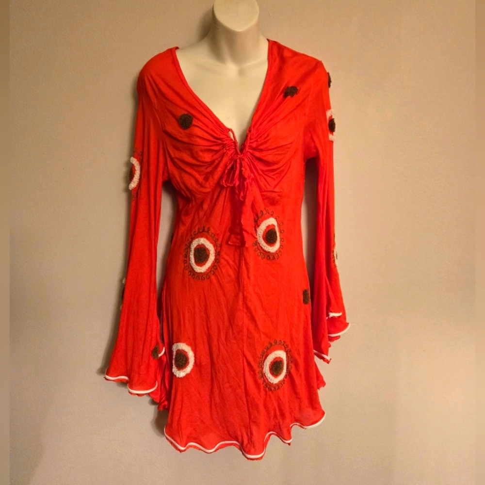 Poupette St Barth Red Dress Medium